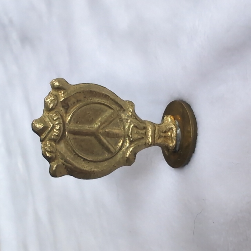 Vintage Brass "Peace Sign" Wax Seal Italy